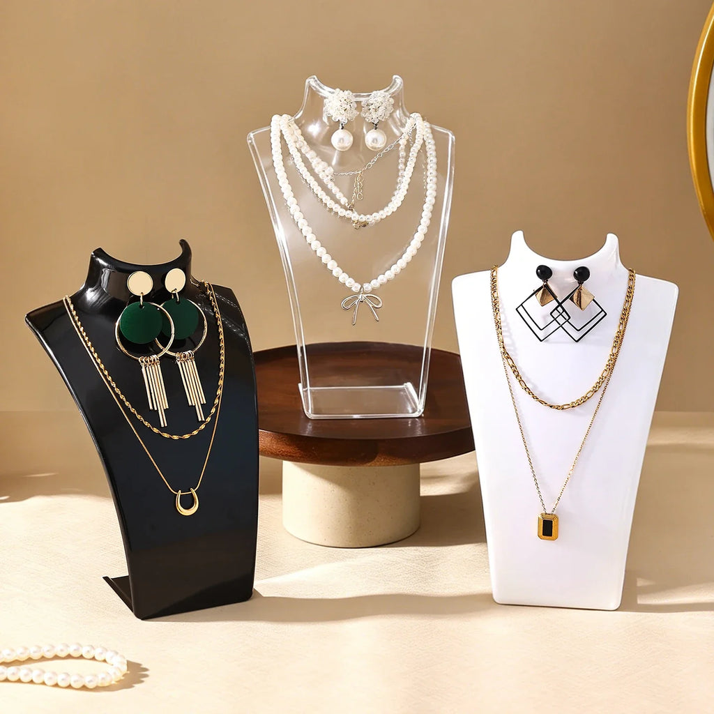 1 Portrait Jewelry Display Stand Vertical Necklace Earring Storage