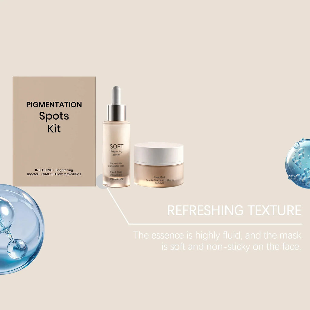 Hydrating Brightening Skin Care Set – Essence & Renewal Mask