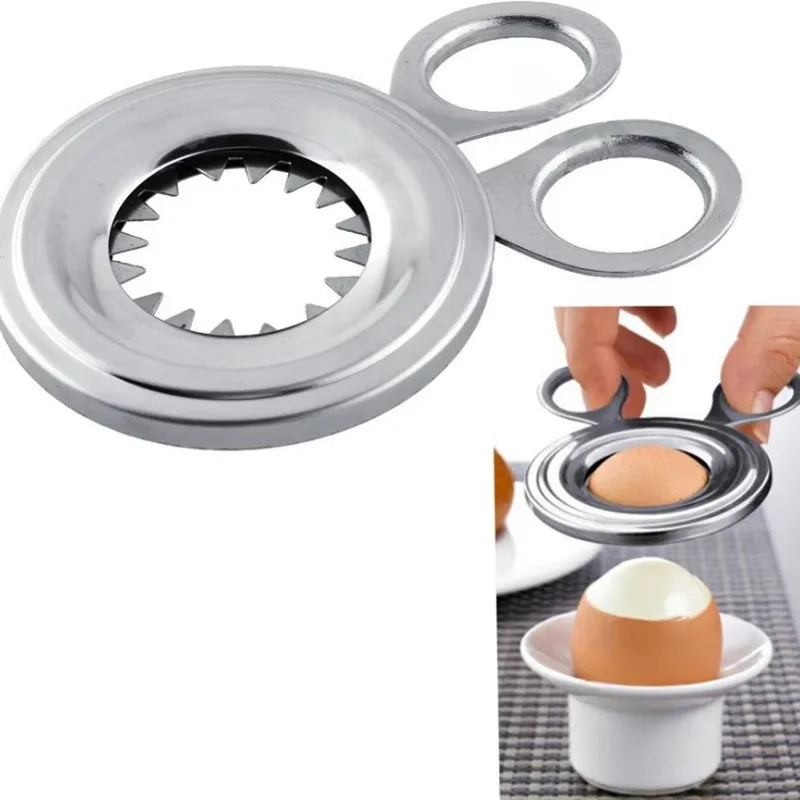 Stainless Steel Egg Scissors – Egg Shell Cutter & Opener Tool