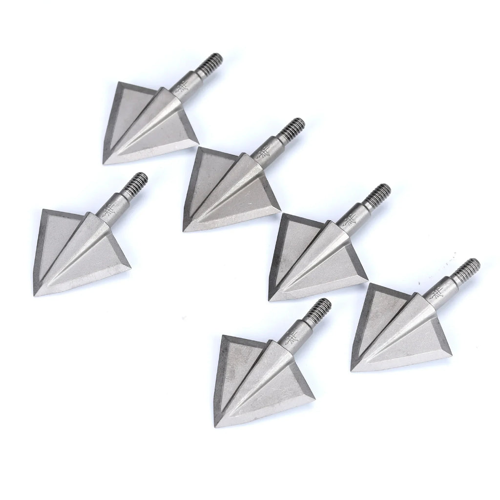6 Broadhead Arrowhead 125 150grain Fixed 2 Bladesfor Archery Outdoor