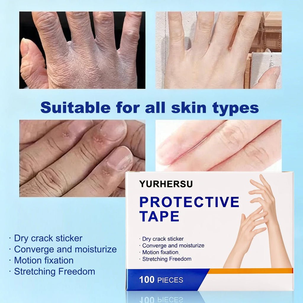 Hydrocolloid Hand Patches for Dry Cracked Skin – Invisible Bandage