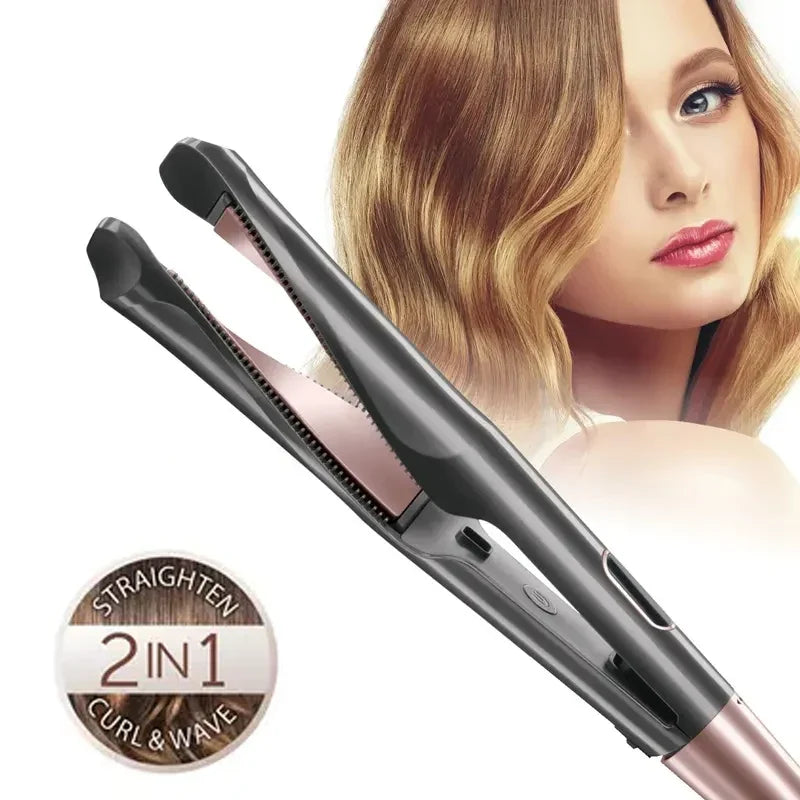 Triple Barrel Ceramic Ionic Hair Waver LCD Curling Iron