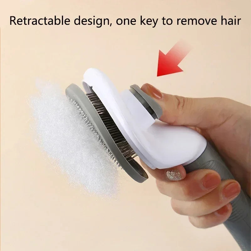 Pet Grooming Comb – Cat & Dog Hair Removal Brush Tool