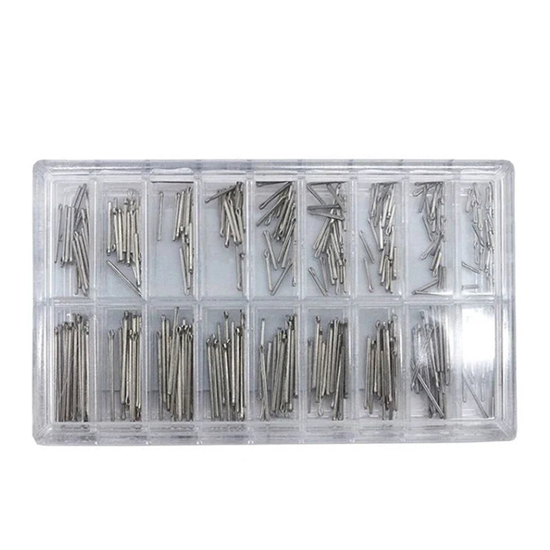 360 Pcs Watch Band Split Pins Kit – 18 Sizes Stainless Steel