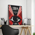 1984 George Orwell Canvas Wall Art – Vintage Unframed Poster