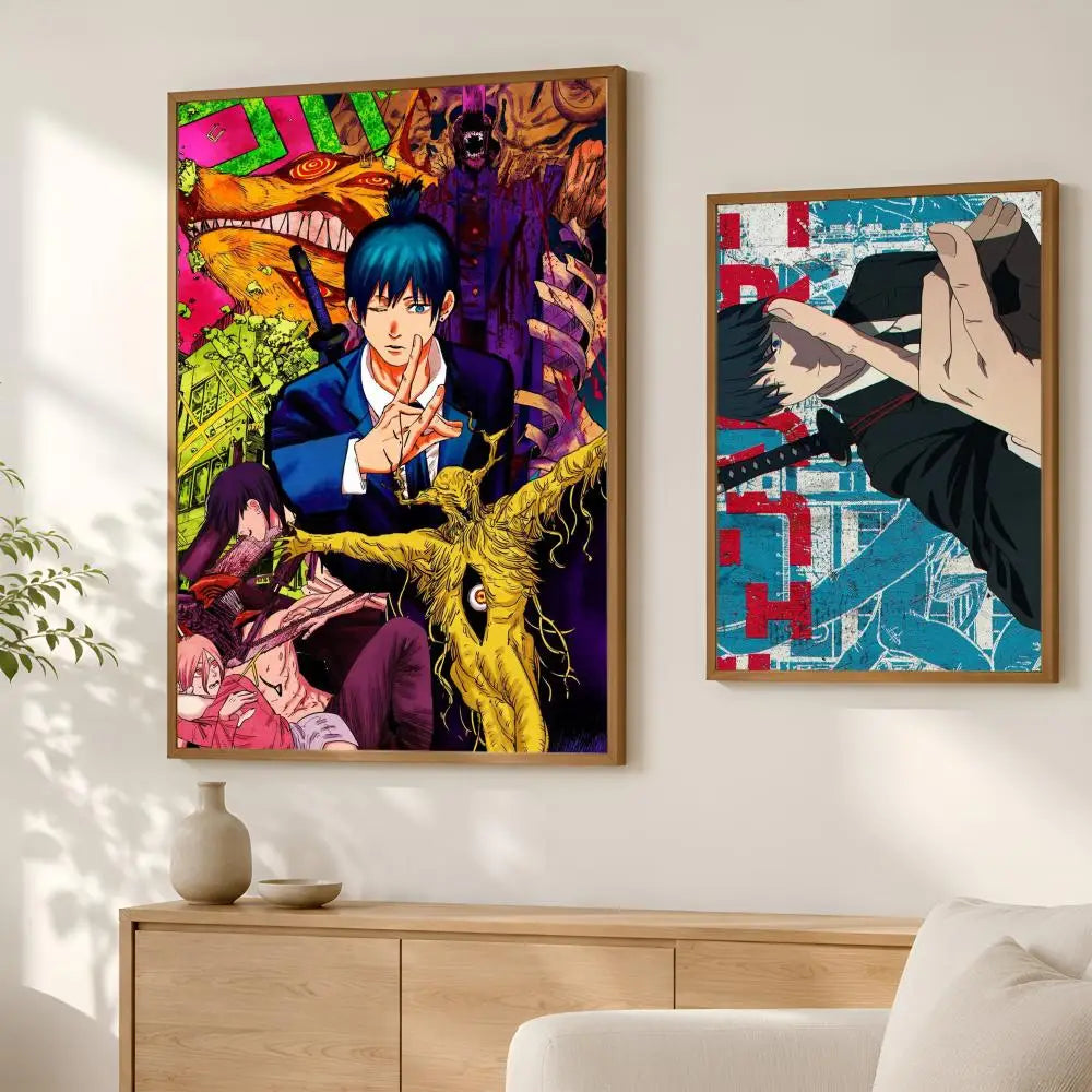 Aki Hayakawa Anime Self-Stick Wall Poster – HD Waterproof Art