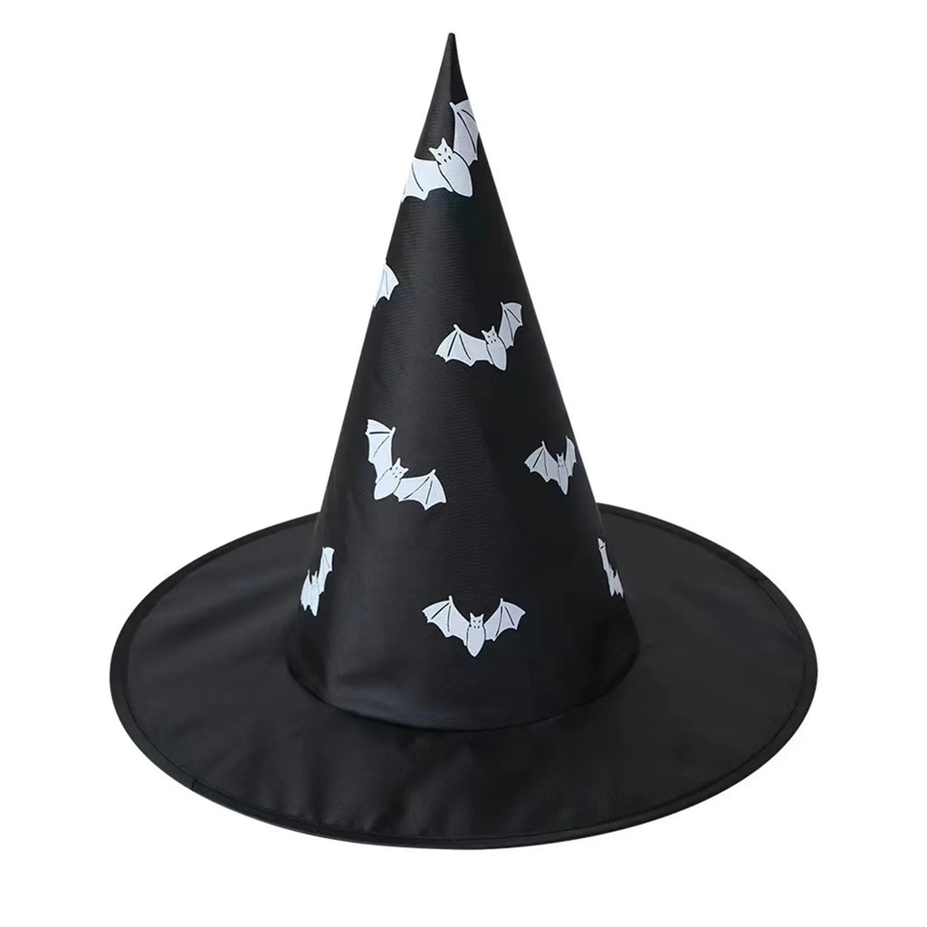 Halloween Witch Hat – Black Wizard Cap Kids & Adults