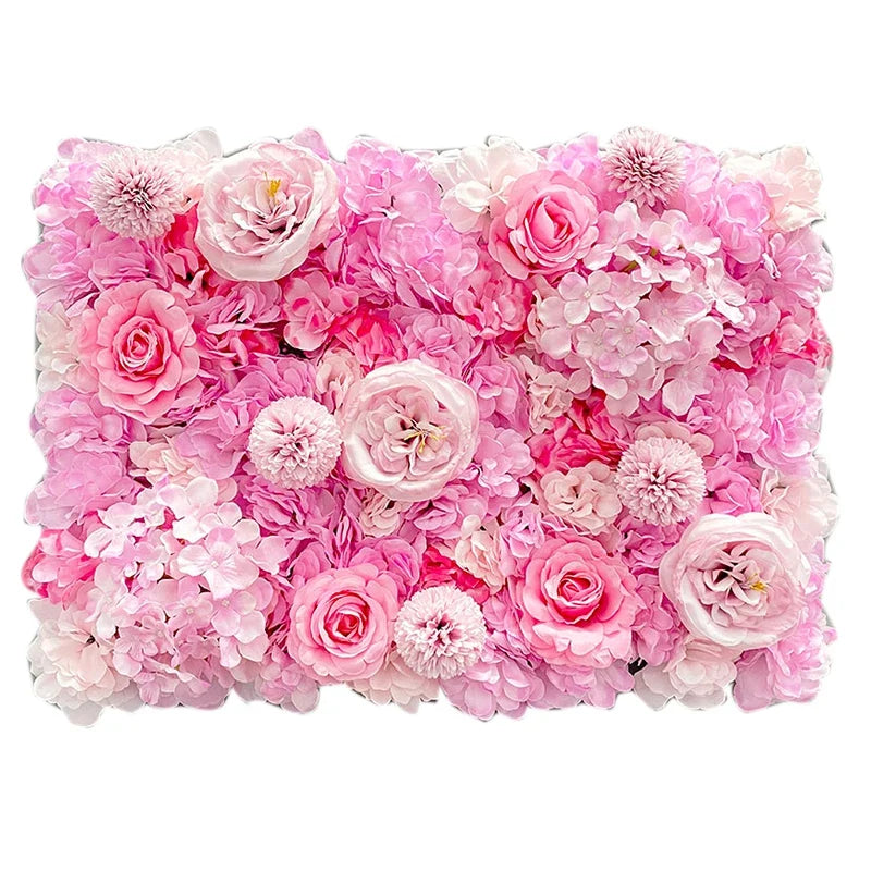 Silk Rose 3D Flower Wall Panel | Wedding & Party Backdrop
