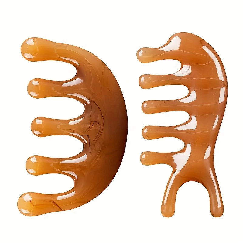 Resin Scalp Massage Comb – Meridian Hair Brush for Relaxation