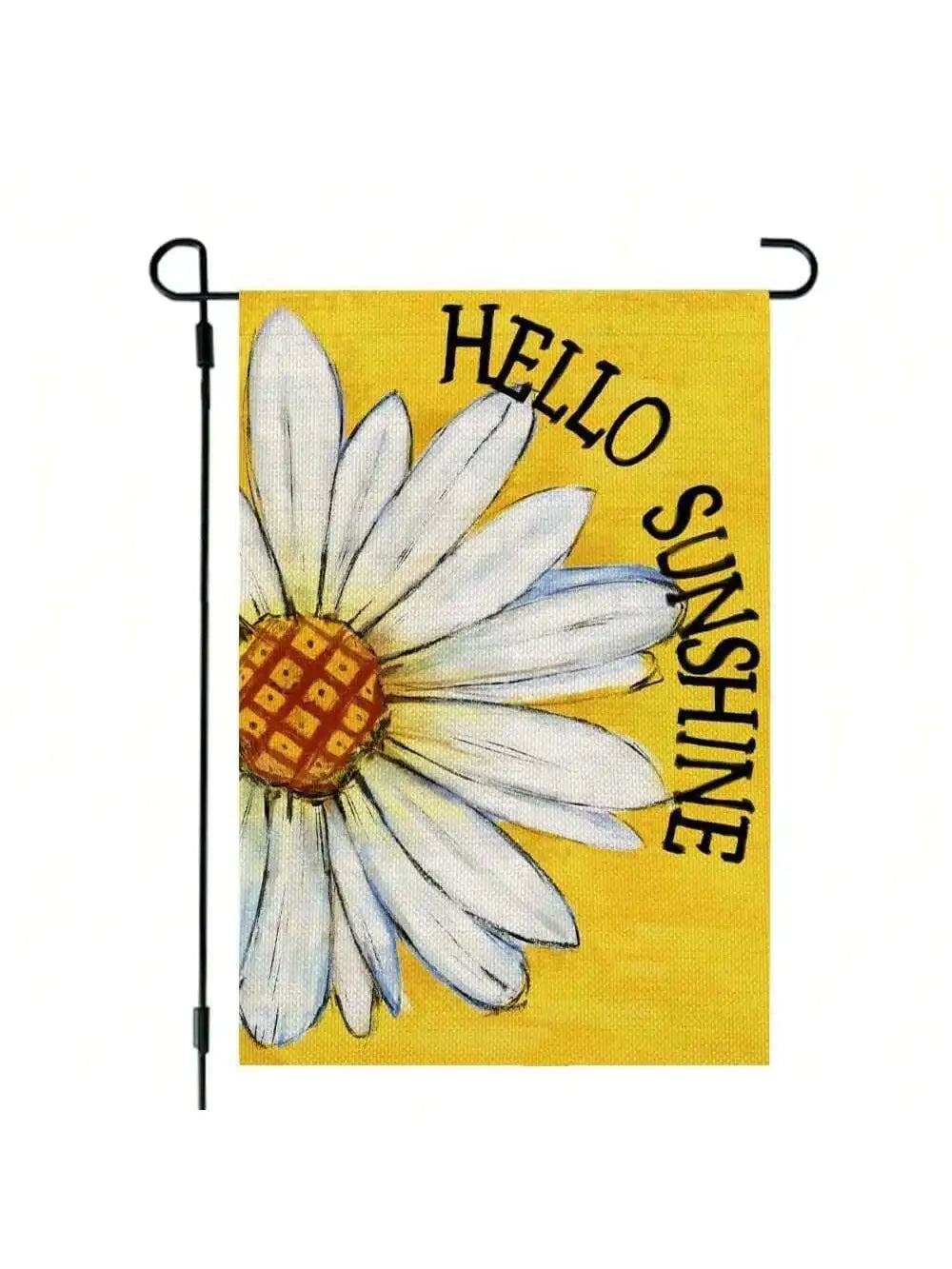 Hello Sunshine Summer Garden Flag Small Flags Outside Yard Decoration
