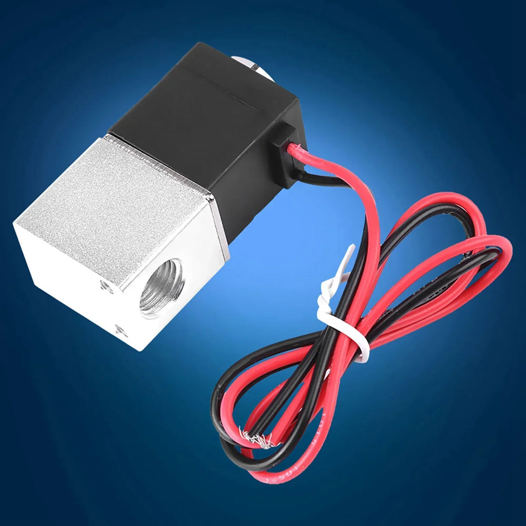 2 Way Normally Closed Valve 12V DC 1 4 Pneumatic Aluminum Electric
