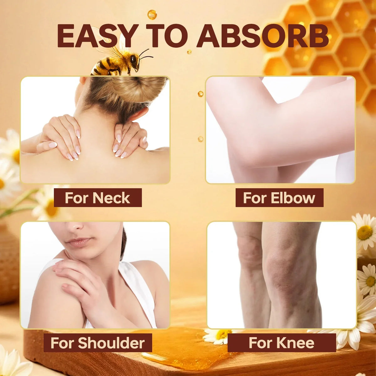 Bee Venom Massage Gel – Moisturizing Joint Body Skin Care 120g