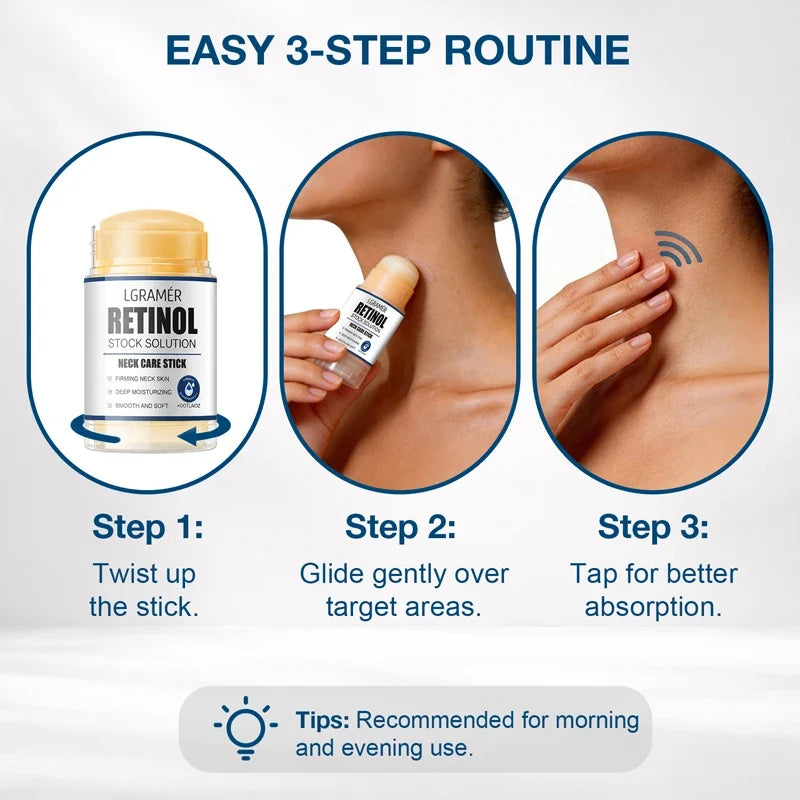 LGRAMER Retinol Face & Neck Firming Cream Stick – 40g