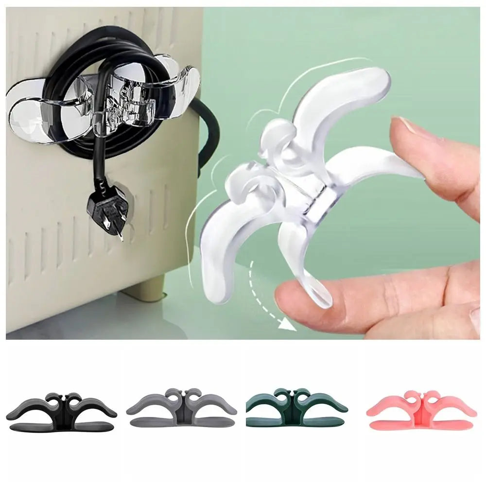 Self-Adhesive Cord Organizer – Punch-Free Appliance Wire Fixer