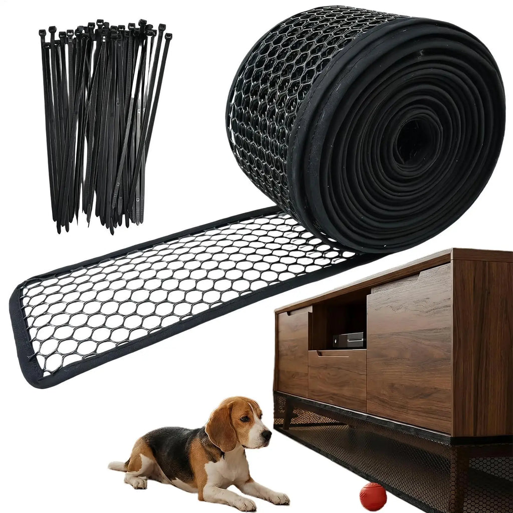 Under Couch Blocker for Kids & Pets – Cuttable Nylon Barrier