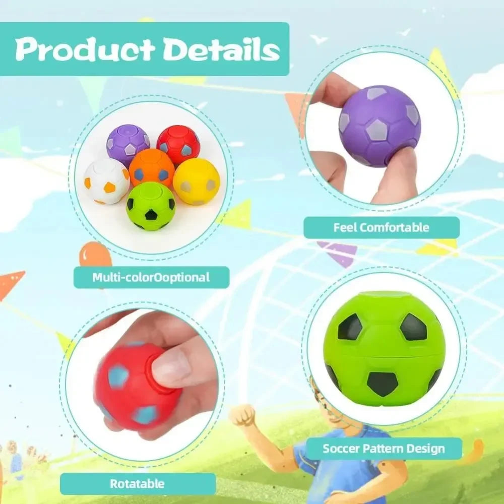 Mini Soccer Ball Fidget Spinners 10/30 Pack – Kids Party Favors