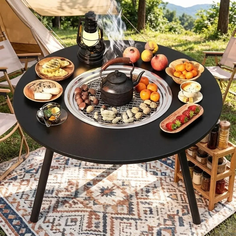 Portable Folding Smokeless Charcoal BBQ Grill | Outdoor Stove