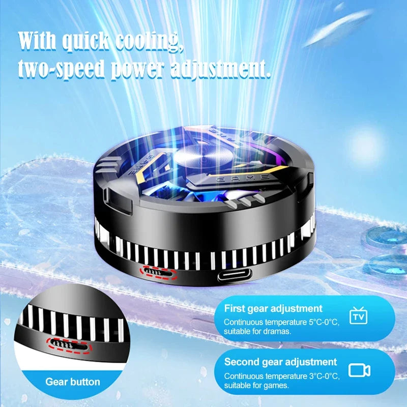 Magnet Attraction Wireless Phone Cooler Semiconductor Radiator