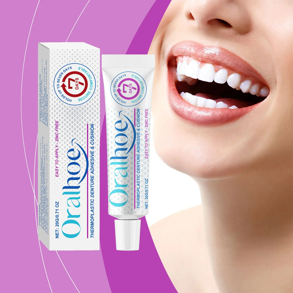 Oralhoe Strong Denture Adhesive Cream – 20g False Teeth Glue