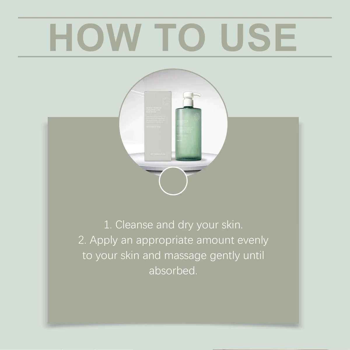 Hyaluronic Acid Body Serum Long Lasting Moisturizing Enhance Firmness