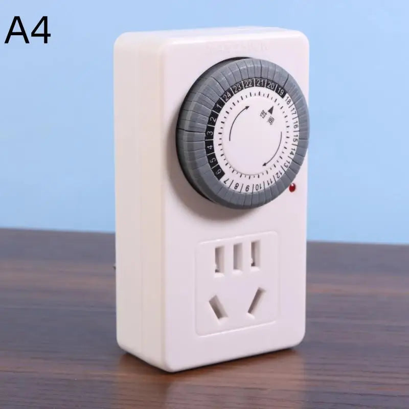 12 24 Hours Cyclic Timer Switch Kitchen Outlet Loop Universal Timing