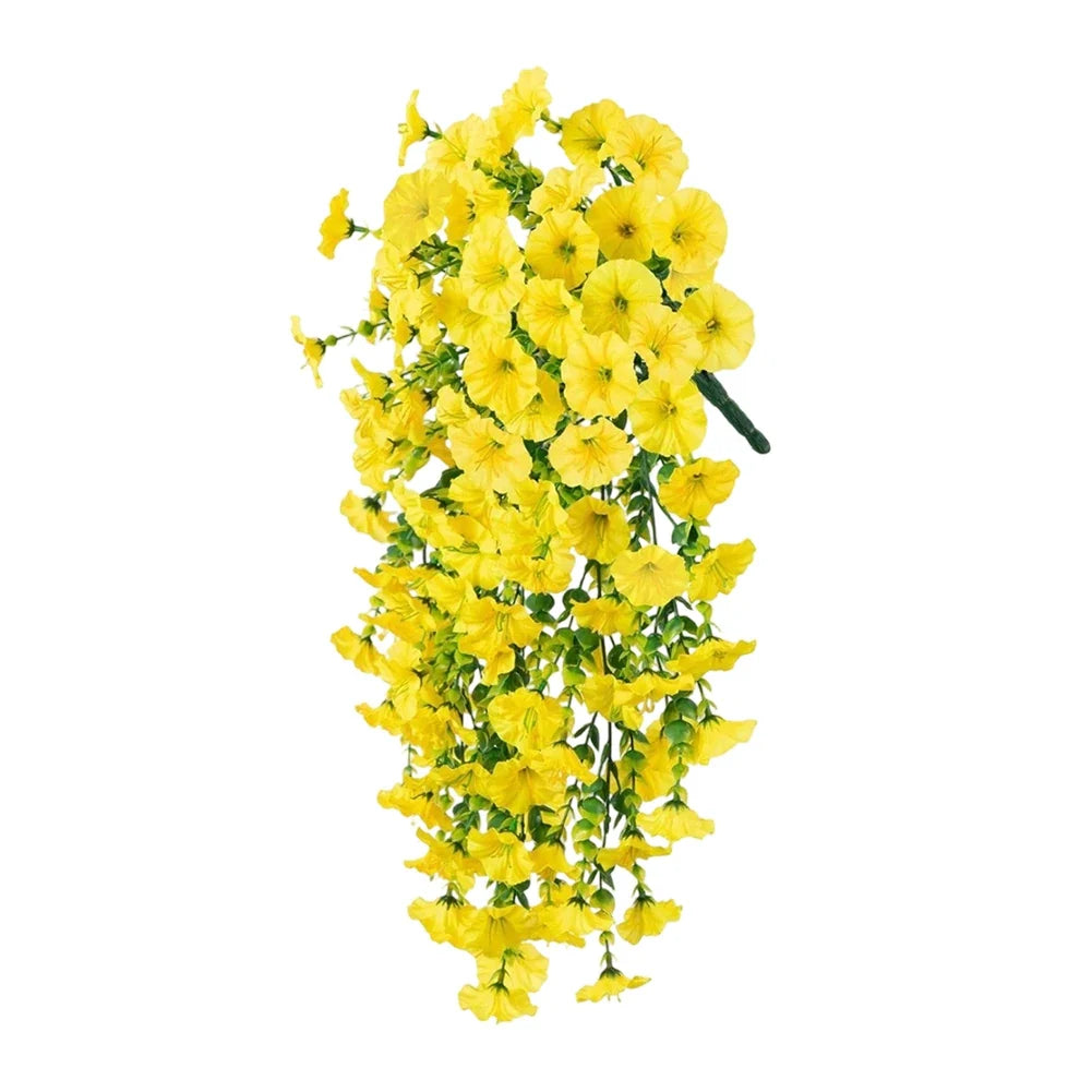 Artificial Hanging Morning Glory Flower Vine Outdoor Garden Porches