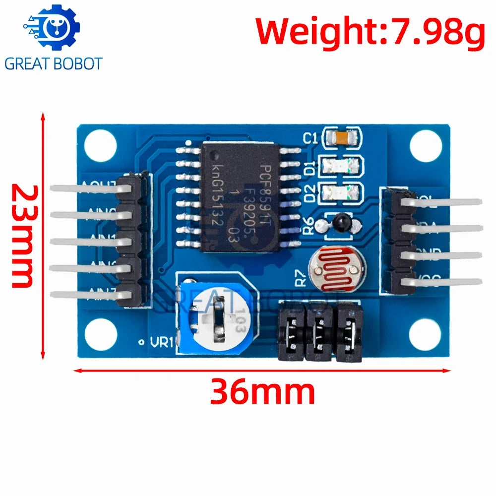 PCF8591 AD/DA Conversion Module – Digital & Analog Converter