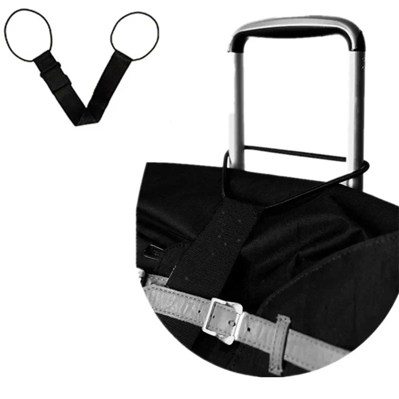 Adjustable Elastic Luggage Strap – Bungee Suitcase Security Belt
