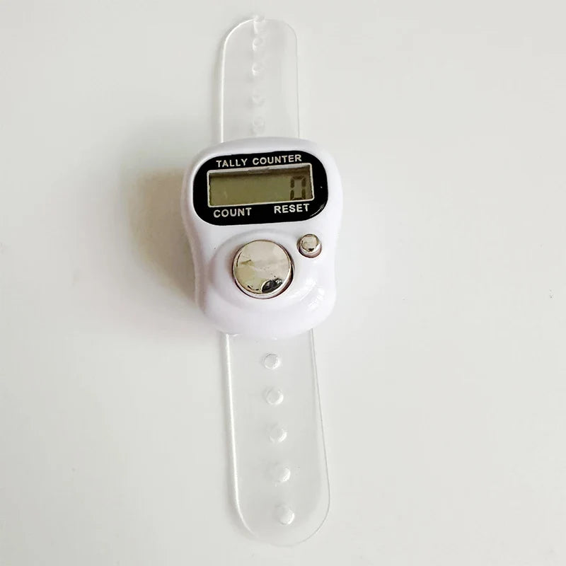 Versatile Mini Finger Counter Compass LED Electronic Handheld Tally
