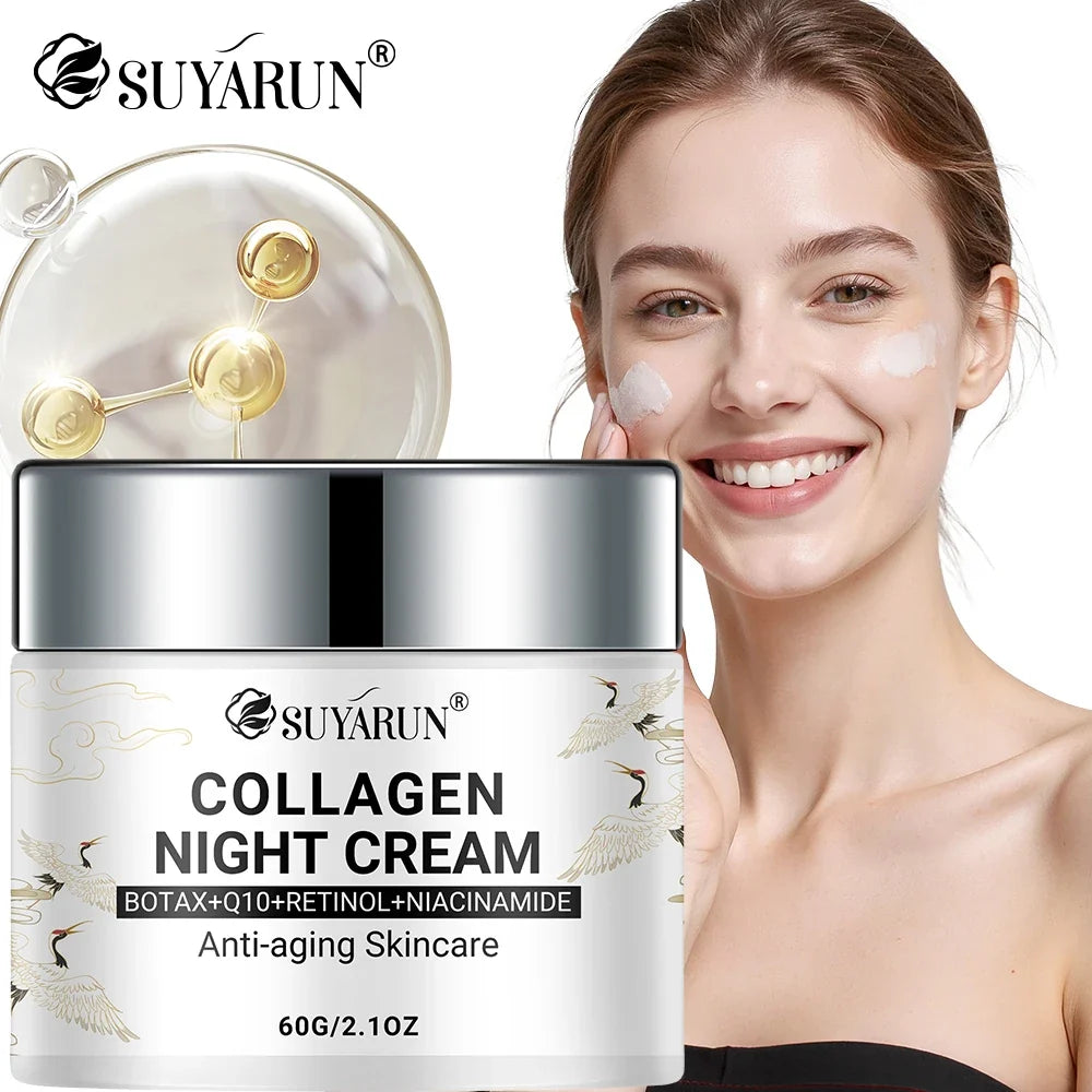 SUYARUN Night Repair Cream – Collagen, Niacinamide & Ginger