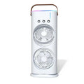 Double-Blade USB Spray Fan – Desktop Cooling & Humidifier