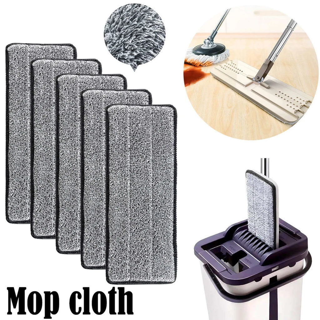 Microfiber Mop Pad Replacements – Washable, Reusable 3–20 Pack