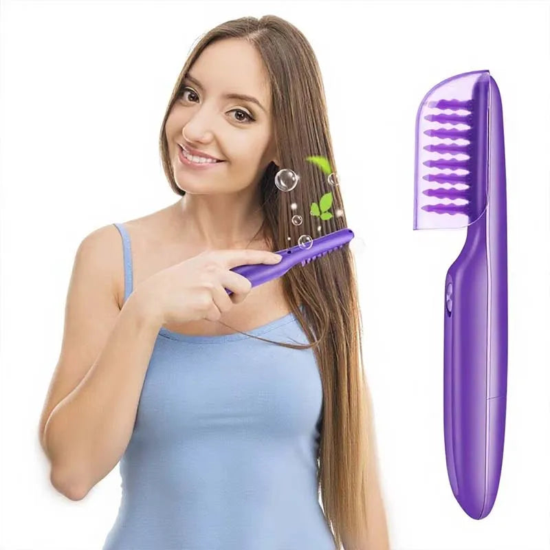 Electric Detangling Brush – Rotating Comb for Wet & Dry Hair