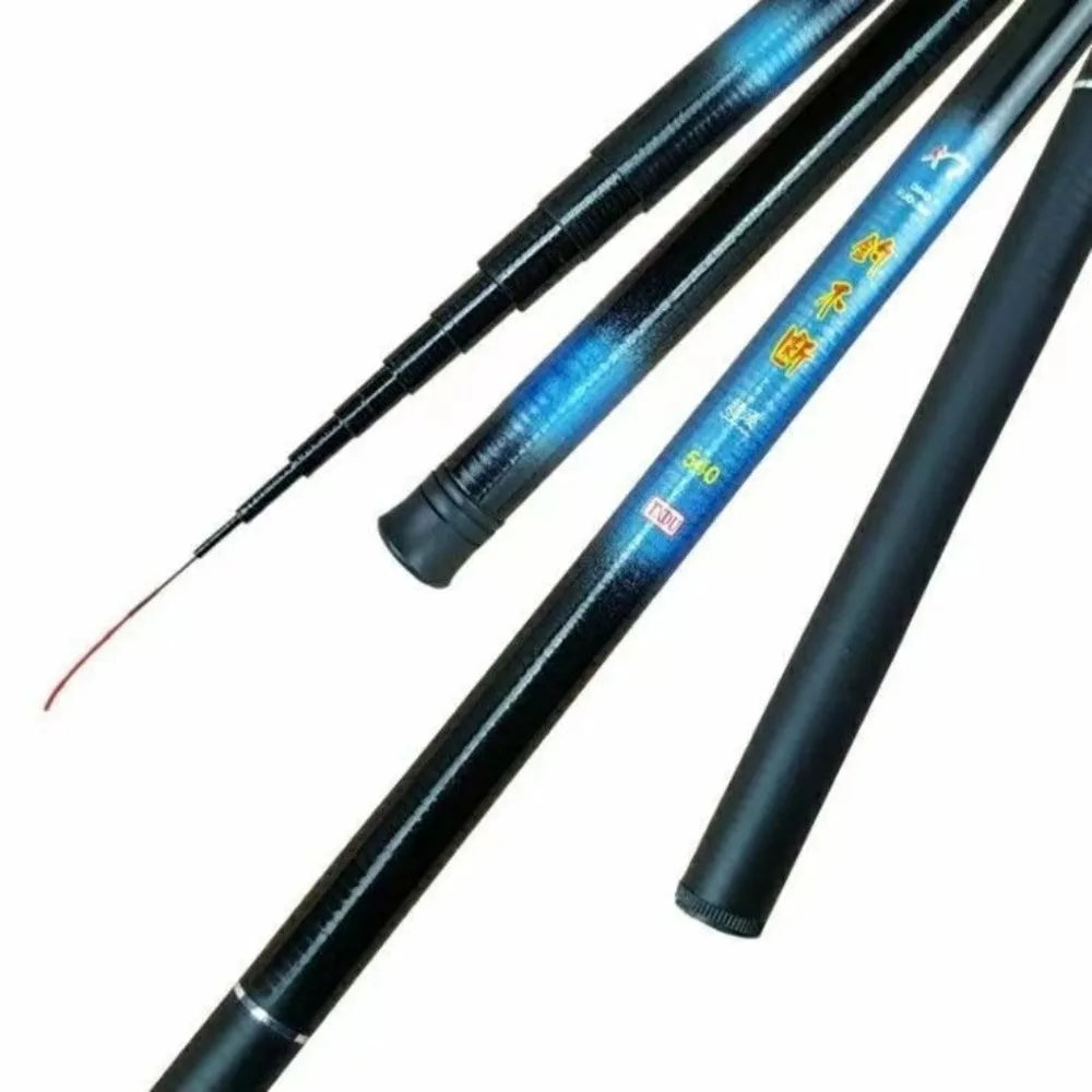 Telescopic Fishing Rod Kit – Glass Fibre Pole 2.1m–7.2m