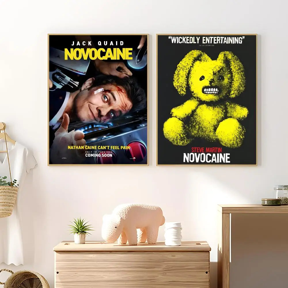 Novocaine Movie Poster HD Waterproof Sticker | Wall Décor