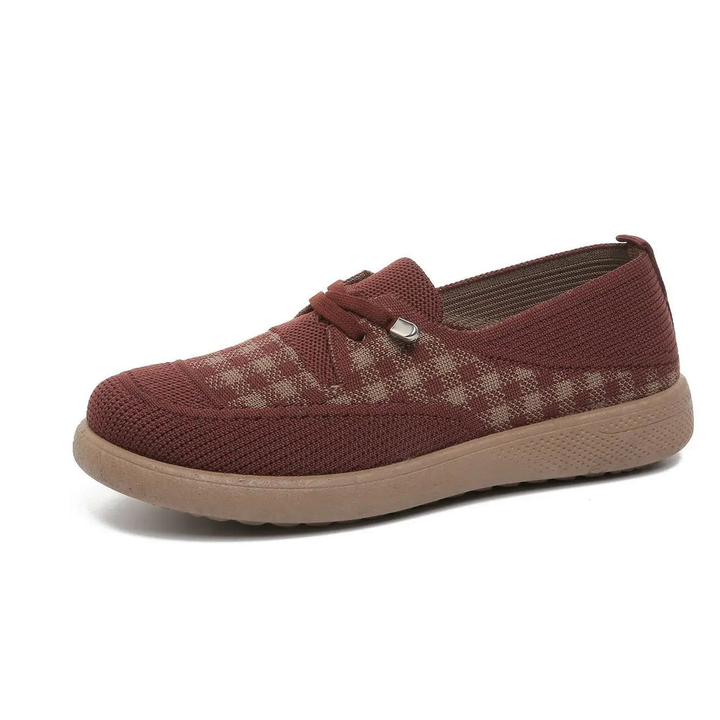 Lorilury Women's Knit Mesh Slip-On Loafers | Casual Flat Sneakers