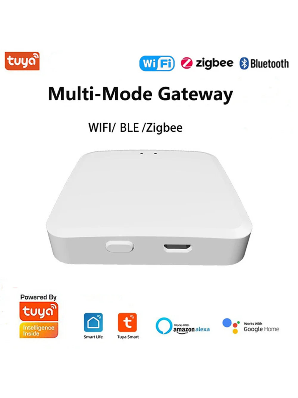 Tuya Multi-mode Gateway Hub Zigbee Wifi Bridge Bluetooth Mesh Smart