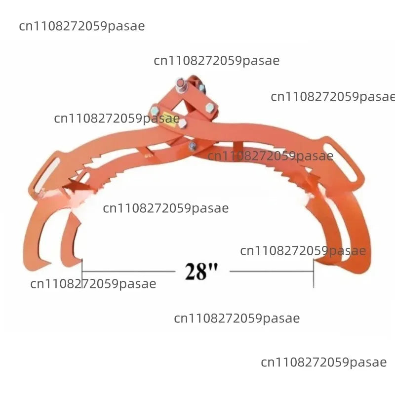 4-Claw Anti-Skid Log Lifting Tongs – Heavy-Duty Wood Clamp