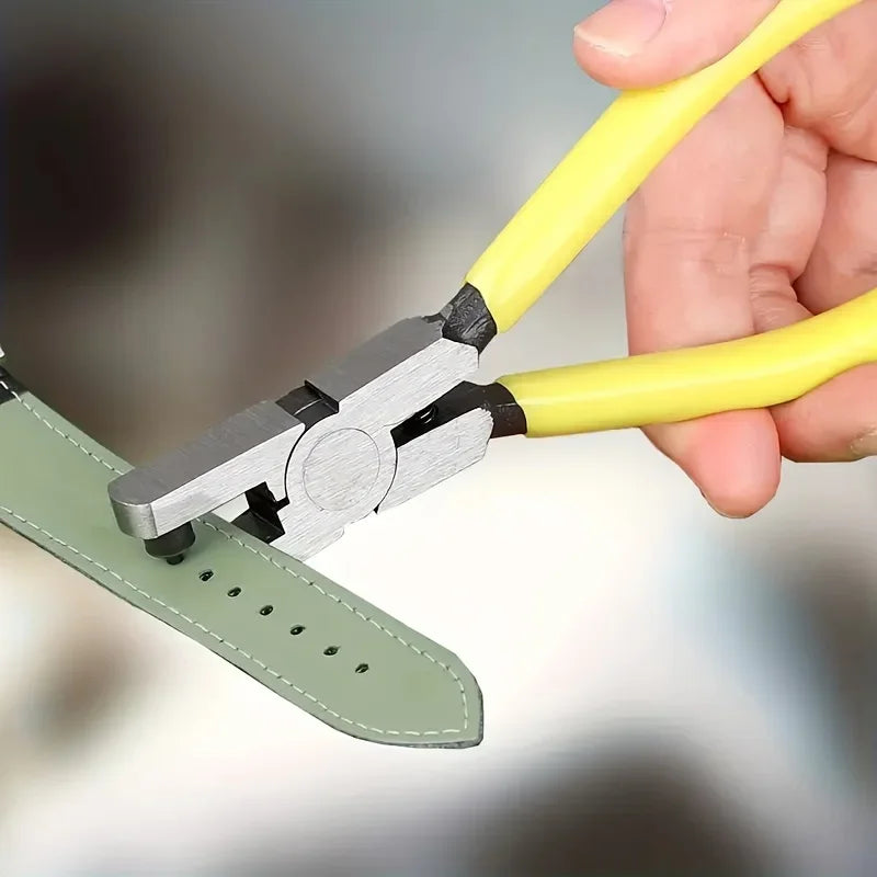 Manual Leather Hole Punch Tool – Ergonomic Belt Punch