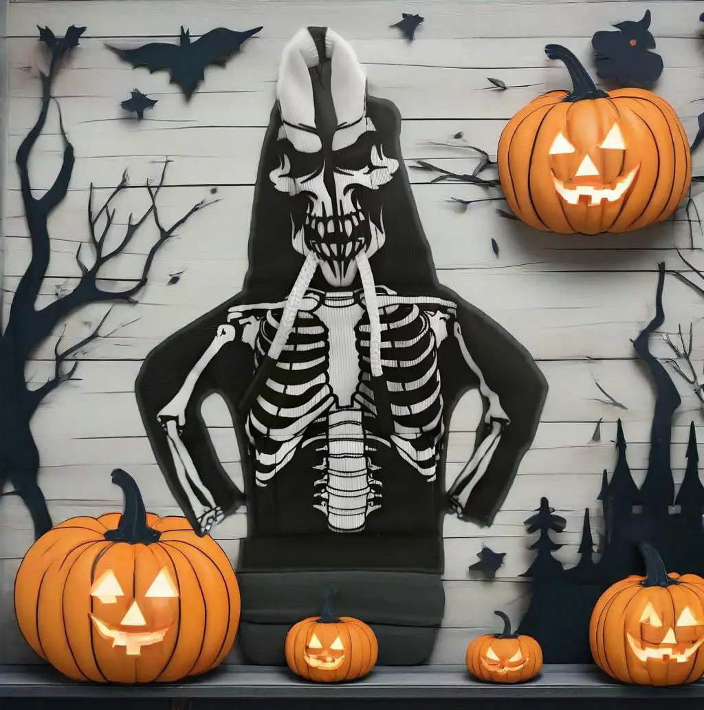 Halloween Gear Shift Hoodie Cover | Universal Car Interior Decor