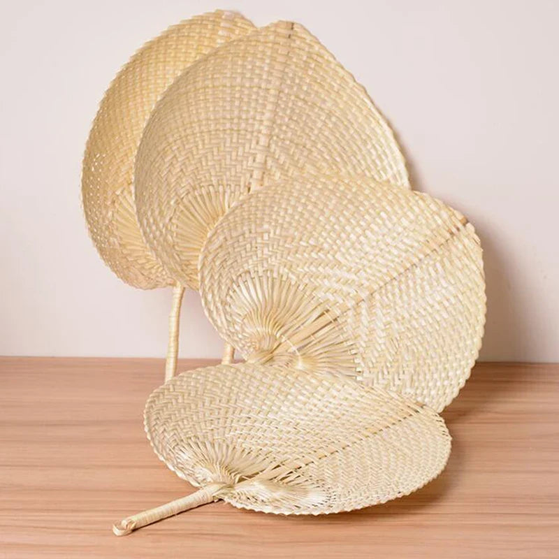 Handmade Bamboo Woven Hand Fan – Natural Summer Cooling Fan
