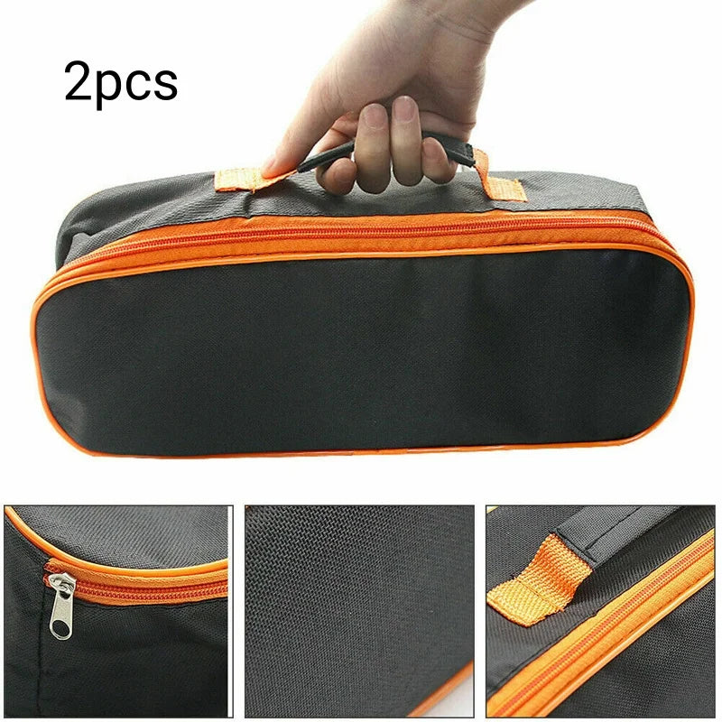 2-Pack Oxford Tool Tote Bags with Handle & Zipper | Multi-Use