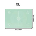 Large Non-Slip Silicone Baking Mat – Food Safe Kneading Pad