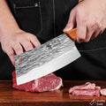 PLYS Forged Meat Cleaver & Slicing Knife Set – Stainless Steel