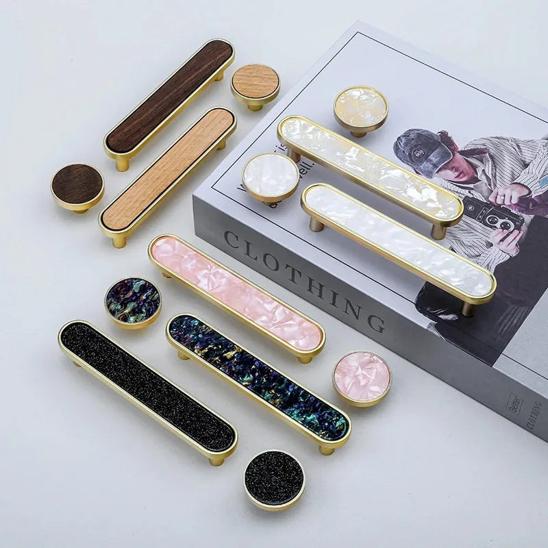 Zinc Alloy Cabinet Drawer Knob – Modern Shell Handle