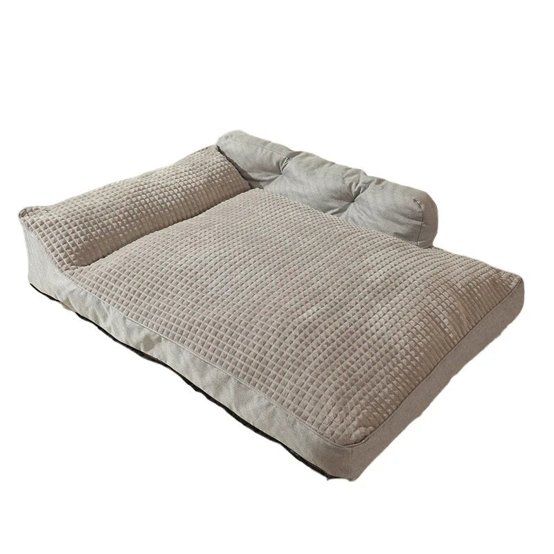 All-season Large Dog Bed Washable Pet Mat Removable Cover Sleeping