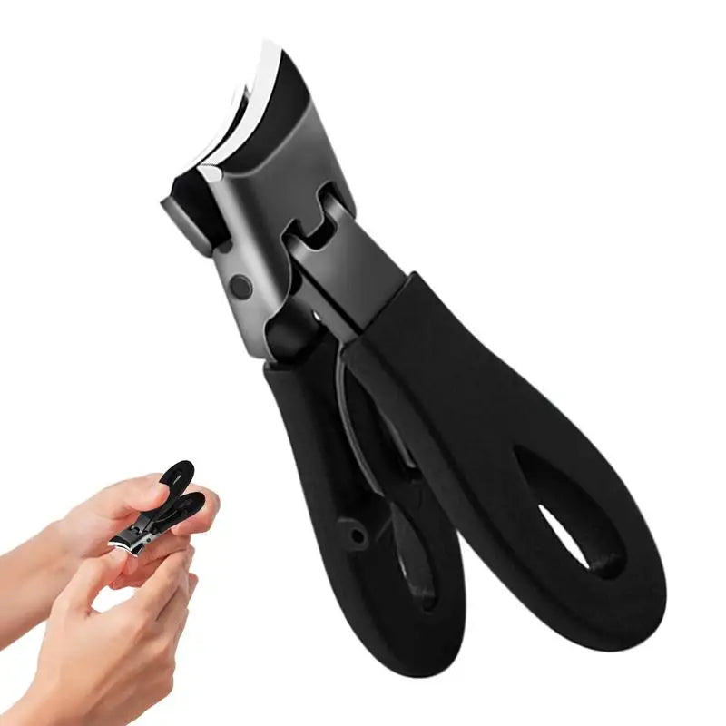 Slanted Nail Clippers – Wide Jaw Stainless Steel Pedicure Tool