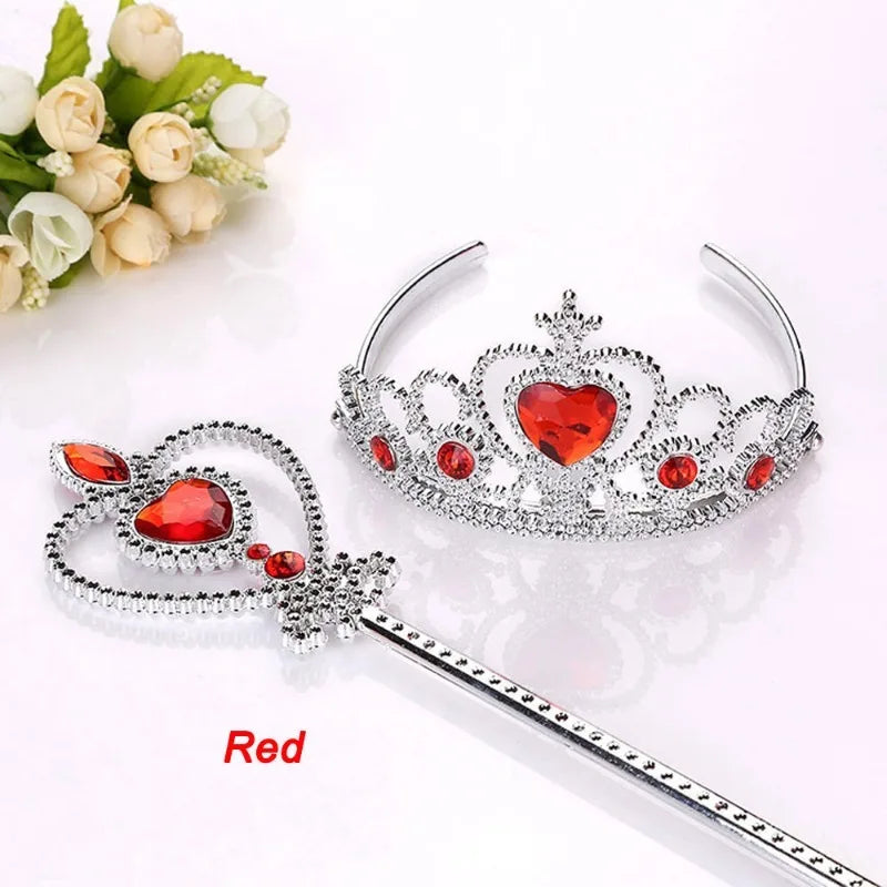 Sweet Princess Tiara Crown Headband Girls Rapunzel Elsa Cosplay Hair