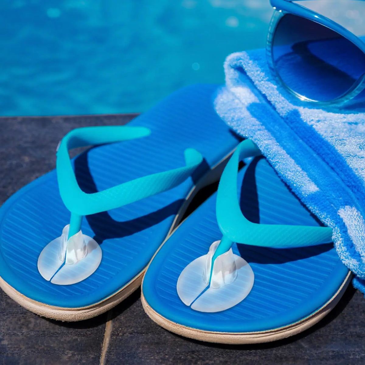 Thong Sandal Toe Cushions 2 Pairs – Gel Protectors for Comfort