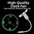 LED Flashing Text USB Mini Fan – Digital Display Desk Fan